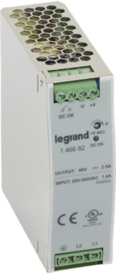 1/2-ф.Имп.Ист.пит.48В120Вт2,5A Legrand 146682