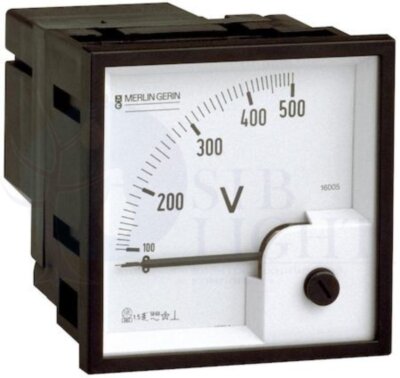 ВОЛЬТМЕТР АНАЛОГОВЫЙ 0-500В 72Х72 Schneider Electric 16005