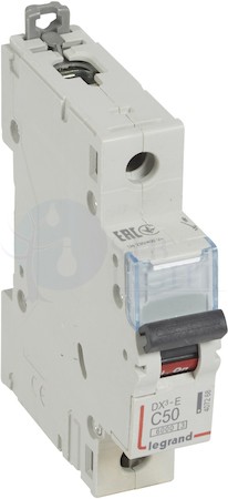 Автомат 1P 50А DX3-E (6 кА, C) Legrand 407268