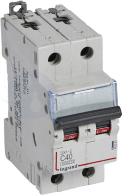 Автомат 2P 40А DX3-E (6 кА, C) Legrand 407281