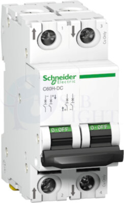 АВТ. ВЫКЛ.C60H-DC 2П 5А C 500В DC Schneider Electric A9N61525