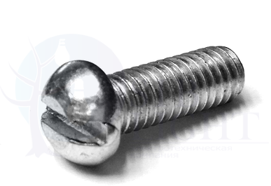 Винт с плоским шлицем М6х20, нержавеющая сталь AISI 316L DKC ДКС CM030620INOX316L