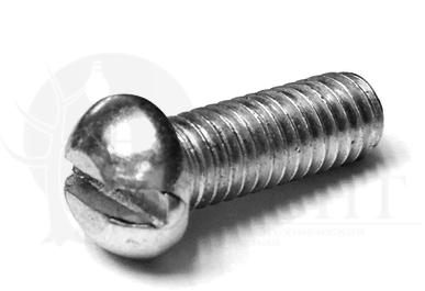 Винт с плоским шлицем М6х20, нержавеющая сталь AISI 316L DKC ДКС CM030620INOX316L