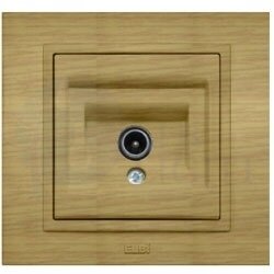 Розетка телевизионная проходная Zena (TV, с/у) ABB 609-012700-272