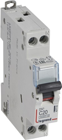 Автомат 2P 20А DX3 (10 кА, C) Legrand 407743