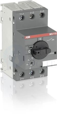 Автоматич.выключ. MS116-1.0 50 кА с регулир. тепловой защитой ABB 1SAM250000R1005