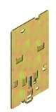 Монтажная плата для крепления на рейке DIN50022 A1-A2 ABB 1SDA066180R1