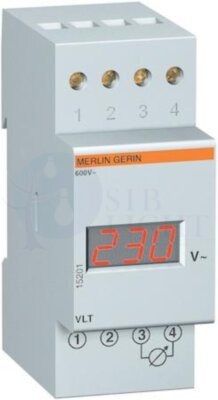 ВОЛЬТМЕТР ЦИФРОВОЙ 0-600В НА DIN РЕЙКУ Schneider Electric 15201