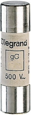 Legrand Плавкая вставка Gg 14x51 50А 500В б/и Legrand 014350