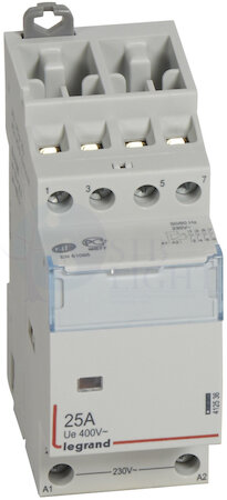 Модульный контактор 4НЗ 25А (230В) Legrand 412536