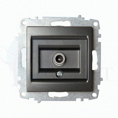 Розетка телевизионная проходная Zena (TV, с/у) ABB 609-011100-272