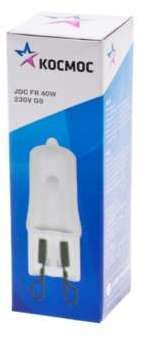 Лампа галогенная JDC 40Вт капсула G9 3000К 240В FR КОСМОС LKsmJDC220VFR40W КОСМОС LKsmJDC220VFR40W