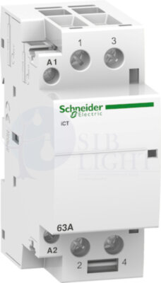 Модульный контактор iCT 2P 63А 230//24В AC, Schneider Electric A9C20162