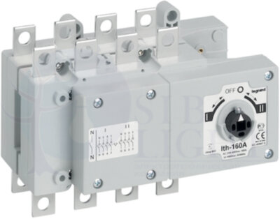 DCX-M Рубильник реверсивный S5000F 160A 3П+Н Legrand 431124