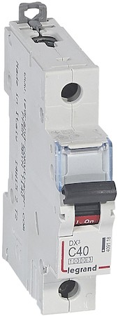 Автомат 1P 40А DX3 (16 кА, C) Legrand 409118