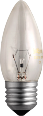Лампа накаливания B35 240V 40W E27 clear Jazzway 3320546