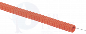 Труба гофрированная ПНД d=50мм с зондом оранжевая (15м) IEK
