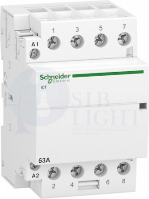 Контактор модульный 4НО Acti 9 (63А, 220/240В, АС 50ГЦ) Schneider Electric A9C20864