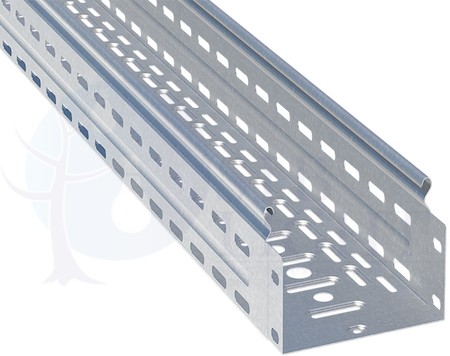 Лоток перфорированный металлический 100х600х3000-1,0мм (6 м) EKF EKF L10060001