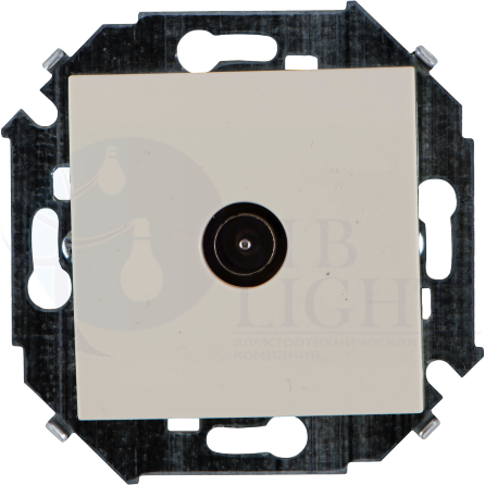Розетка телевизионная Simon 15 (TV, под рамку, с/у, слоновая кость) Simon 1591475-031