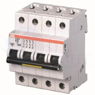 Автомат 4P 16А S200 (25 кА, K) ABB 2CDS284001R0467