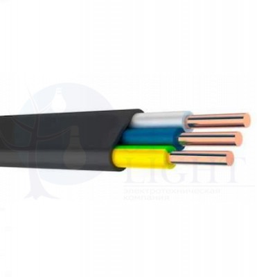 Кабель плоский ВВГнг(A)-LS 3x10 0.66 кВ (ТРТС, м) ЭЛПРОМ НТ000005114