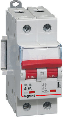 DX3 IS Рубильник 2P 40A 2м c ДУ Legrand 406527
