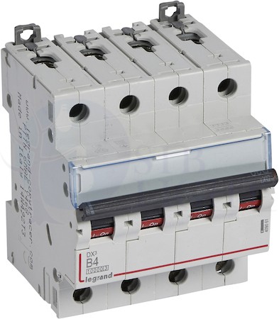 Автомат 4P 4А DX3 (16 кА, B) Legrand 409061