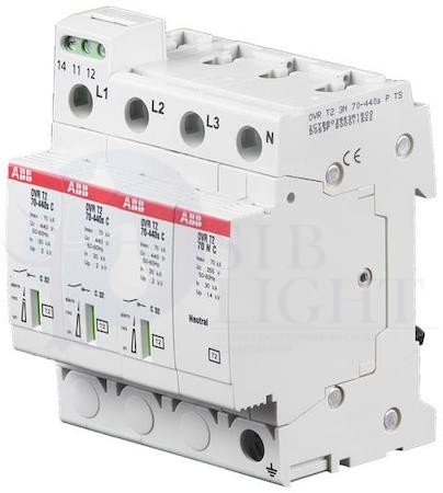 Огран перенапряж OVR T2 3N 70-440s P TS ABB 2CTB803953R1800
