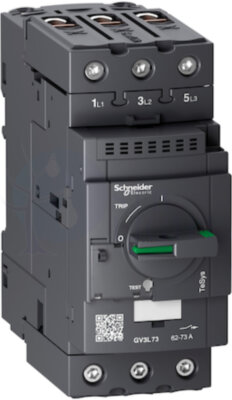 АВТОМАТИЧЕСКИЙ ВЫКЛЮЧАТЕЛЬ С МАГНИТНЫМ РАСЦЕПИТЕЛЕМ 73А ЗАЖИМ EVERLINK Schneider Electric GV3L73