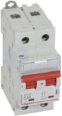DX3 IS Рубильник 2P 63A 2м c ДУ Legrand 406528