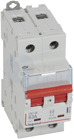 DX3 IS Рубильник 2P 63A 2м c ДУ Legrand 406528