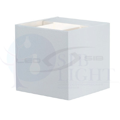 Уличный настенный светильник BOX 2.0 LED DIM двухсторонний белый корпус 2*7W IP65