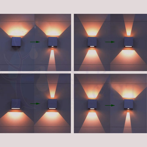 ulichnyj nastennyj svetilnik box 2 0 led dim dvuhstoronnij belyj korpus 2 7w ip65 kupit v internet magazine siblajt