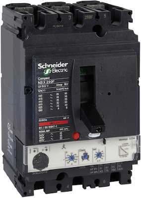 3П3Т АВТОМ. ВЫКЛ. MIC.2.2M 220A NSX250N Schneider Electric LV431165