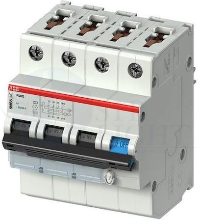 Выключатель авт.диф.т. FS403M-C6/0.1 ABB 2CCL564121E0064