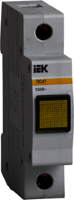 Сигнальная лампа ЛС-47 (желтая) (неон) ИЭК IEK MLS10-230-K05