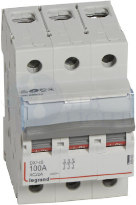 DX3 IS Рубильник 3P 100A Legrand 406469