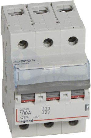 DX3 IS Рубильник 3P 100A Legrand 406469