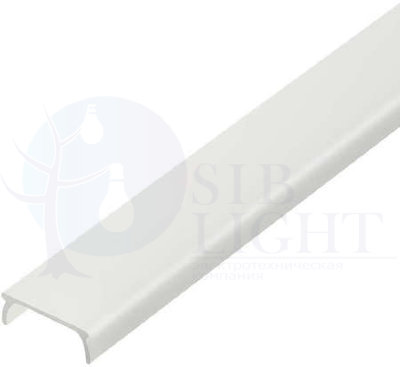 UFE-R07 FROZEN 200 POLYBAG Матовый рассеиватель для алюминиевого профиля, пластик. Длина 200 см. ТМ Uniel Uniel UL-00000615