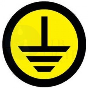 Знак "Земля" круглый d20мм EKF an-1-04