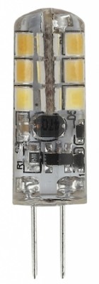 Лампа светодиодная LED 1.5Вт JC 2700К G4 теплый капсула 12V ERA Б0033188