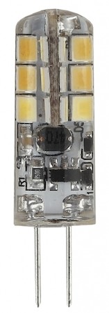 Лампа светодиодная LED 1.5Вт JC 2700К G4 теплый капсула 12V ERA Б0033188