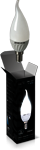 Лампа Gauss LED Ceramic Candle Tailed 3W E14 4100K 1/10/100