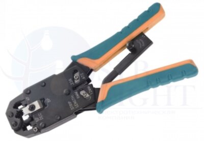 ITK Инструмент обжимной для RJ50, RJ45, RJ12, RJ11 синий