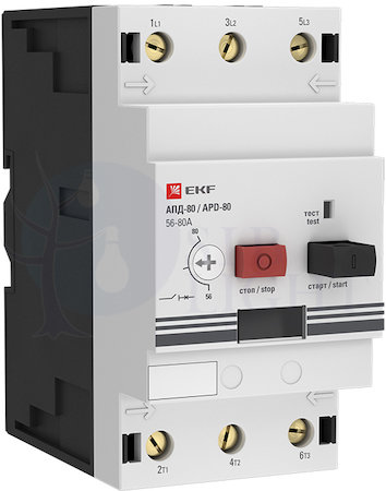 Автомат пуска двигателя АПД-80 56-80А PROxima EKF apd3-56-80