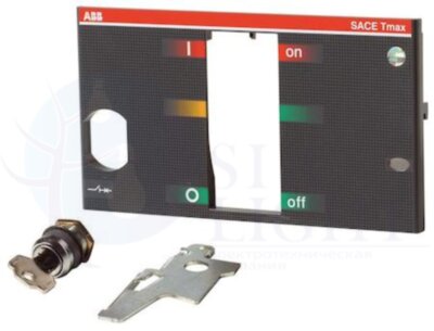 Блокировка выключателя в разомкнутом состоянии KLC T7 - ARRANGEMENT FOR RONIS KEY LOCK ABB 1SDA062139R1