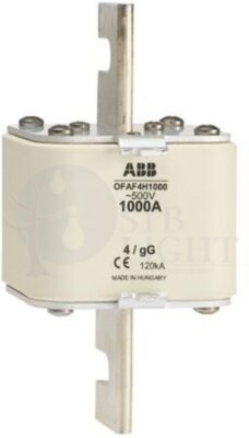 Предохранитель OFAF4H800 800A тип gG размер4, до 500В ABB 1SCA022627R7670