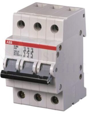 Рубильник 3пол. E203r 100A рычаг крас. ABB 2CDE283001R0100
