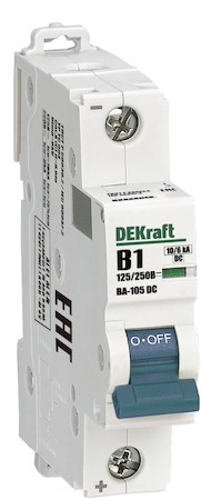 Автомат 1P 1А ВА-105 (10 кА, B) DEKraft 13350DEK